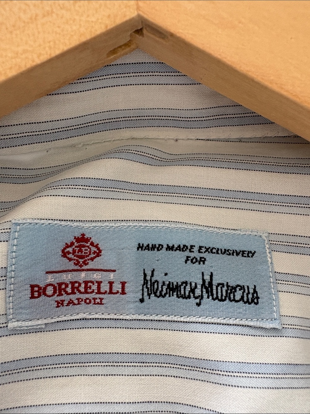 Light Blue Striped Dress Shirt